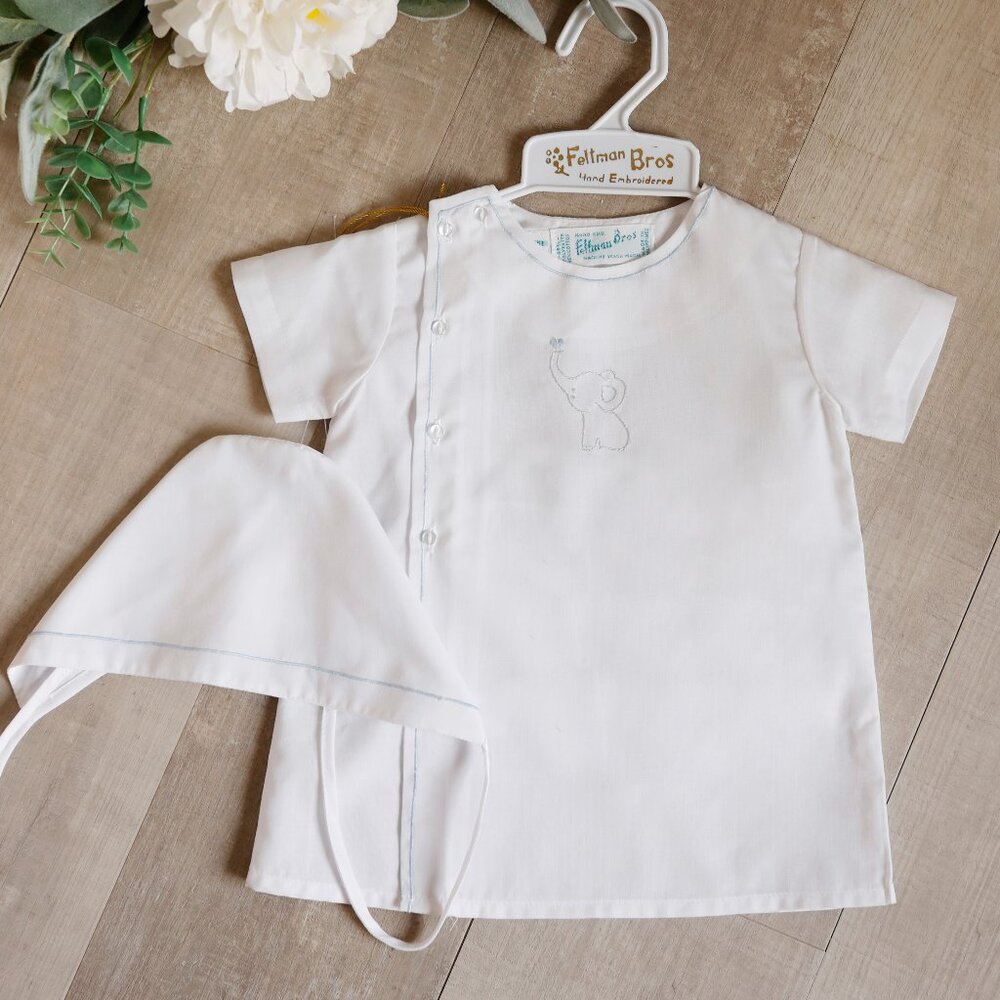 Heirloom Daygown Set Feltman Brothers Baby Shower Gift Boy's Coming Home Outfit